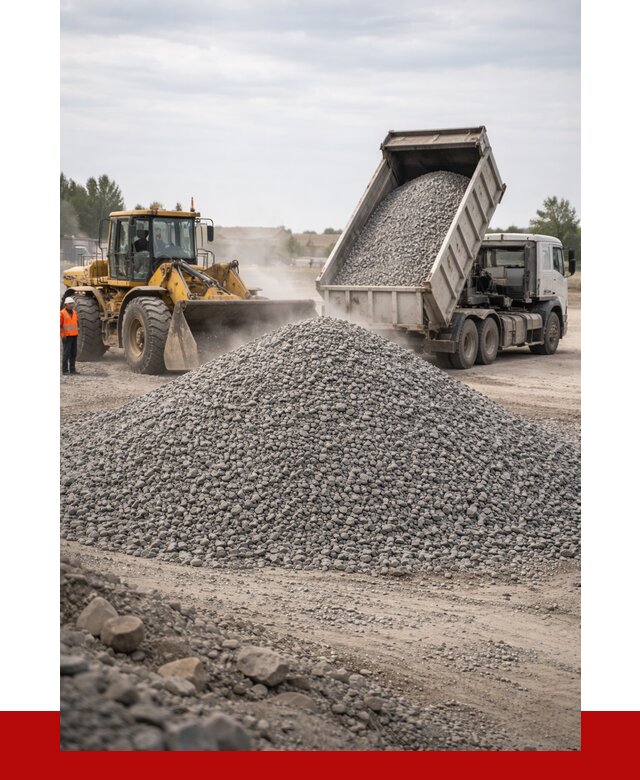 Купить щебень с доставкой в Крымске от 2591 руб. | ПРОНЕРУДКрм