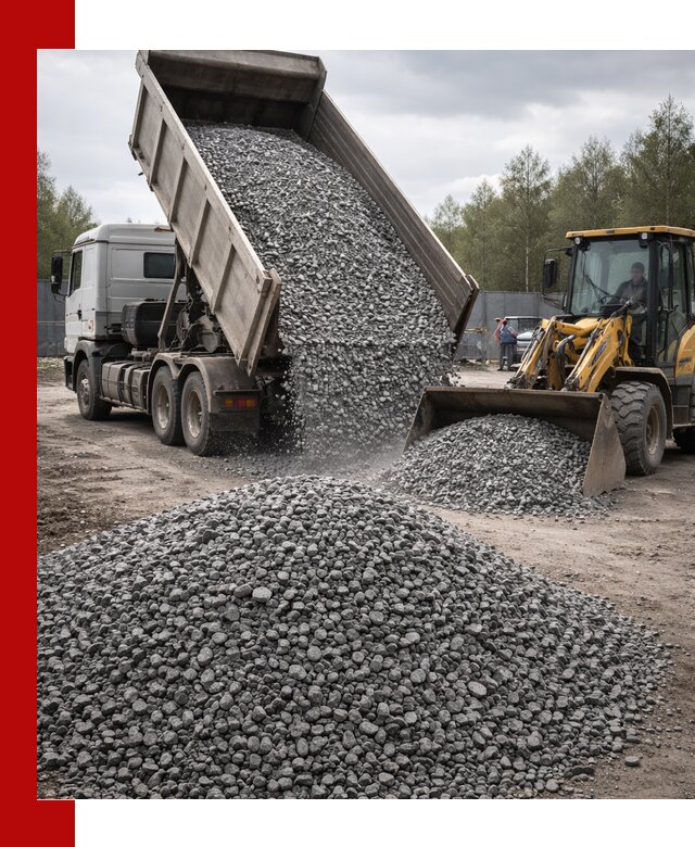 Доставка и продажа щебня гранитного в Крымске