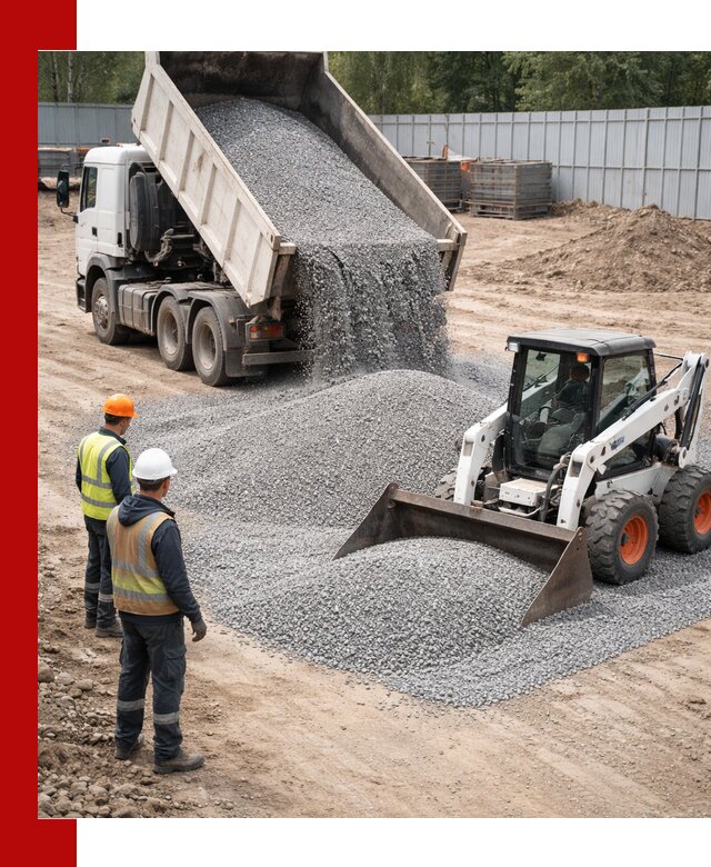 Доставка и продажа гранитного щебня фракции 0-5 в Крымске