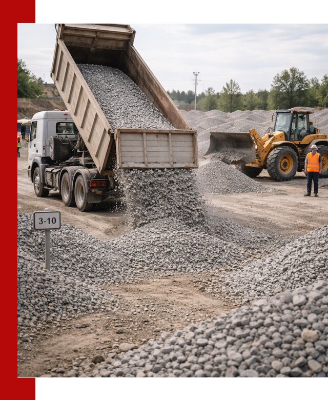 Гранитный щебень фракции 3–10: доставка и продажа в Крымске