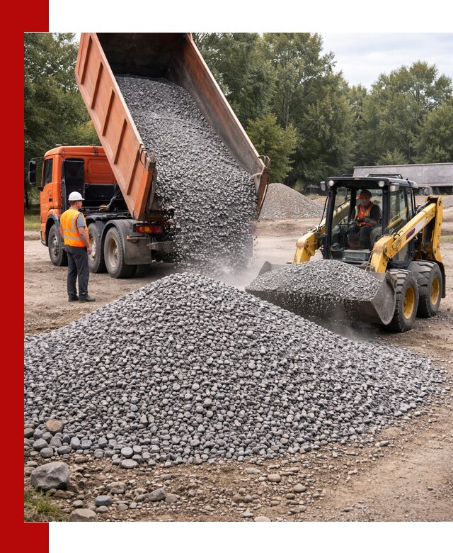 Купить гранитный щебень фракции 5–10 в Крымске с доставкой