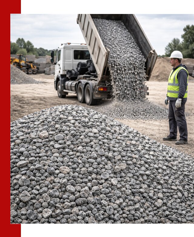 Доставка и продажа гранитного щебня фракции 5-20 в Крымске