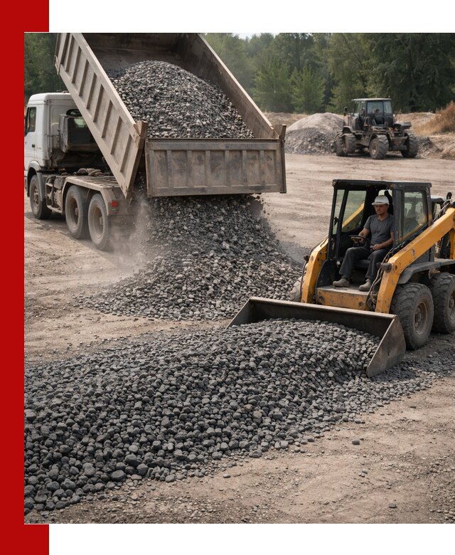 Гранитный щебень фракция 40-70 с доставкой в Крымске