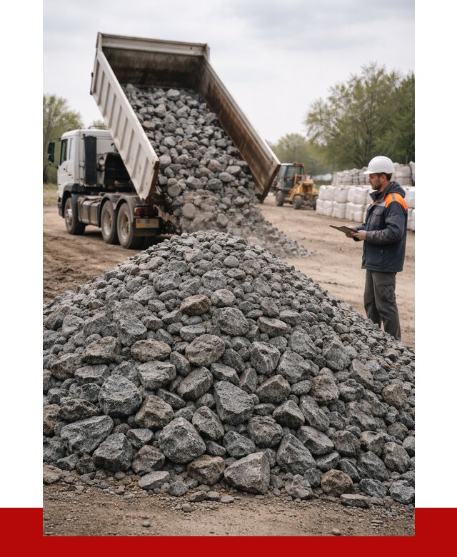 Гранитный щебень фракция 100-200 в Крымске от 4352 р. ПРОНЕРУДКрм