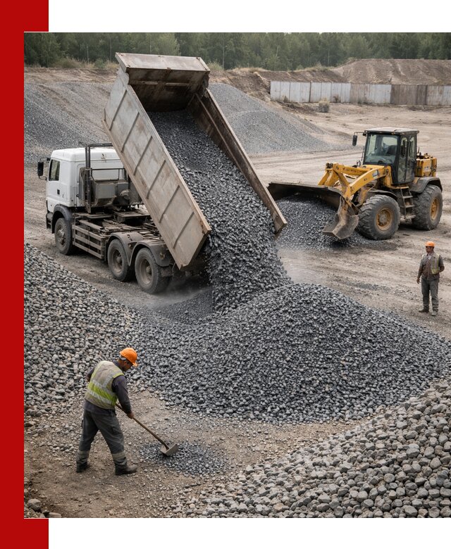 Щебень габбро-диабаз фр. 5-20 с доставкой в Крымске