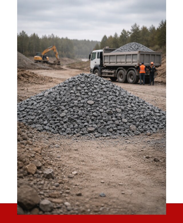 Щебень габбро диабаз фракция 40-70 в Крымске от 2280 р-ПРОНЕРУДКрм