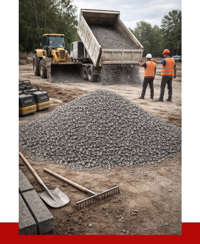 Гравийный щебень купить в Крымске от 2280 р. ПРОНЕРУДКрм