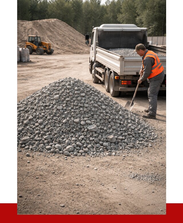 Гравийный щебень фракция 5-10 в Крымске от 2280 р. | ПРОНЕРУДКрм