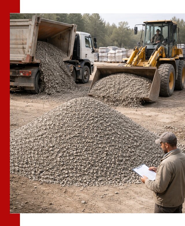 Гравийный щебень фракция 5–10 с доставкой в Крымске