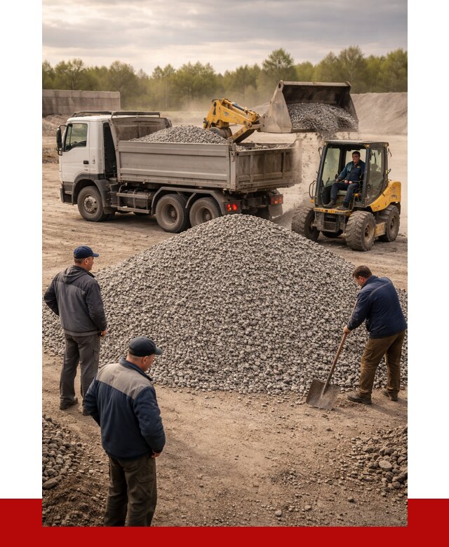 Гравийный щебень фракция 5-20 в Крымске от 2487 р. ПРОНЕРУДКрм