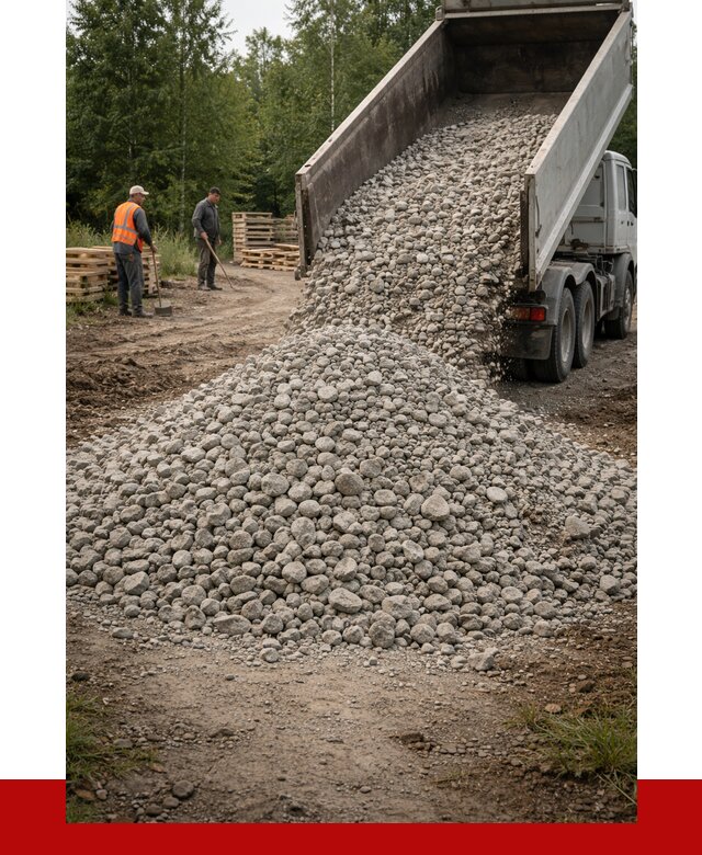 гравийный щебень фракция 70-120 в Крымске от 2539 р. ПРОНЕРУДКрм