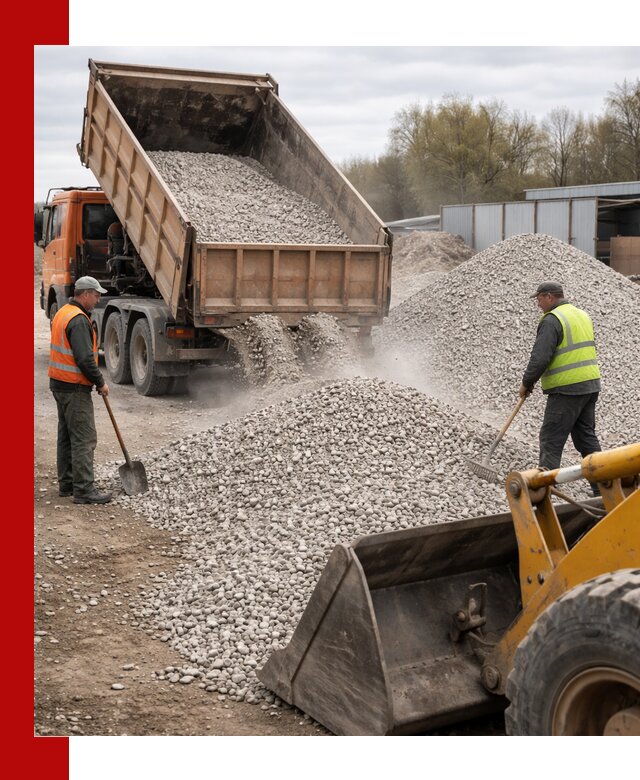 Доломитовый щебень фракции 5-20 с доставкой в Крымске