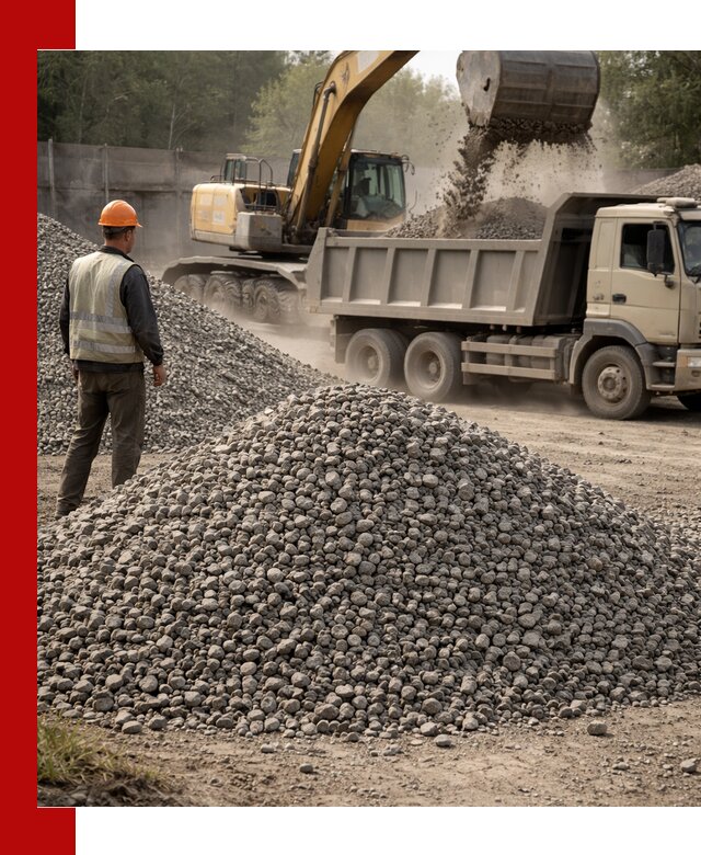 Шлаковый щебень фракция 5-20 с доставкой в Крымске