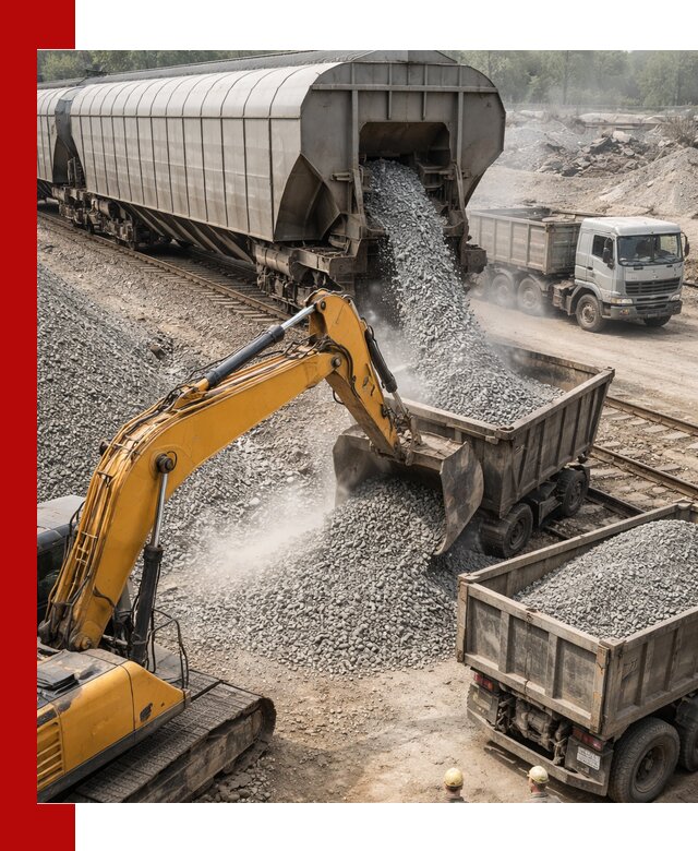 Доставка железнодорожного щебня в Крымске крупными партиями быстрого отгруза