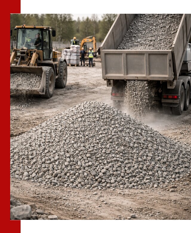 Вторичный щебень фракции 5-20 в Крымске — доставка и продажа крупнотоннажно