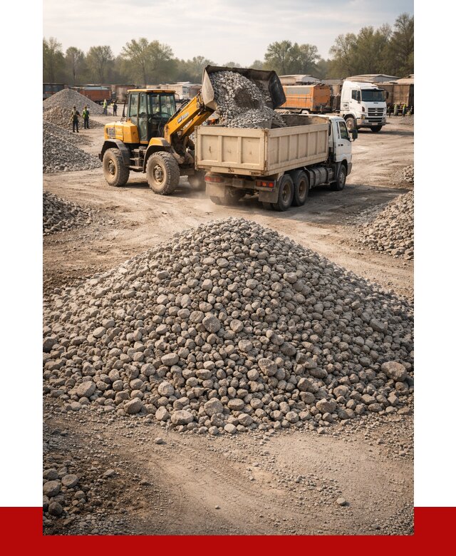 Вторичный щебень фракция 40-70 в Крымске от 1803 р, ПРОНЕРУДКрм