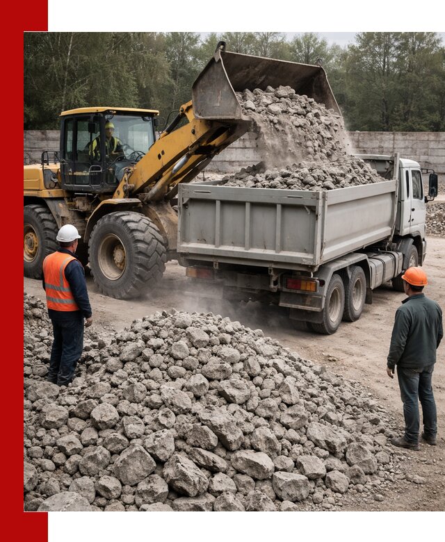 Вторичный щебень фракция 70–150 в Крымске с доставкой