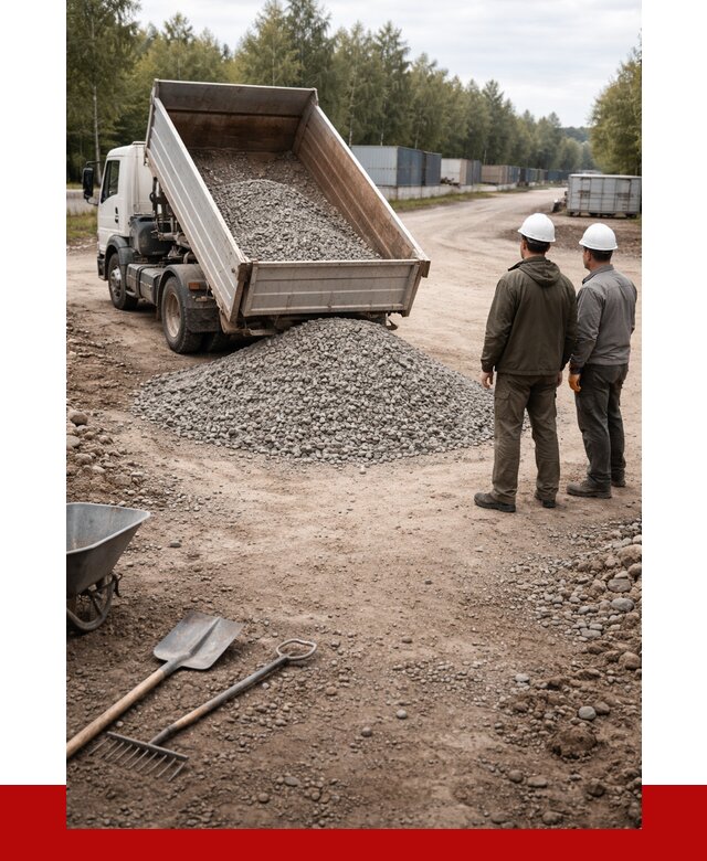 Бетонный щебень фракция 5-20 в Крымске от 3316 р., ПРОНЕРУДКрм