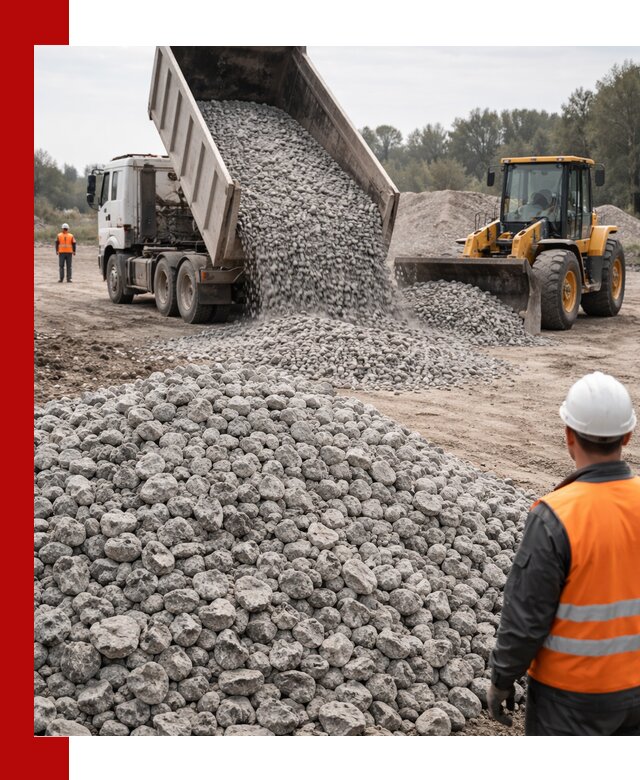 Доставка бетонного щебня фракции 20-40 в Крымске