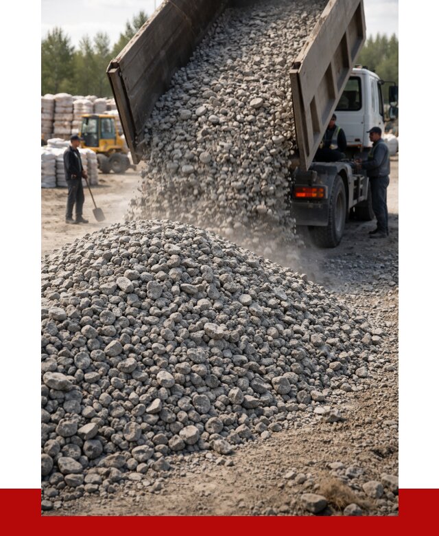 Бетонный щебень фракция 40-70 в Крымске от 1865 р. ПРОНЕРУДКрм