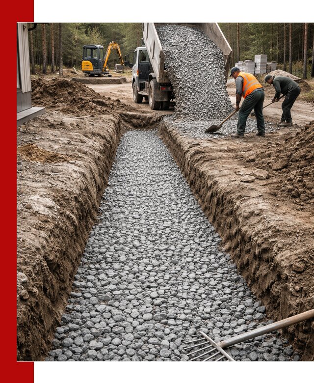 Щебень для дренажа с доставкой в Крымске высокого качества