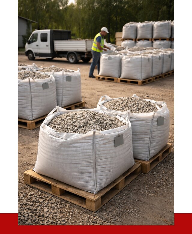 Щебень в мешках с доставкой в Крымске от 4352 р. | ПРОНЕРУДКрм