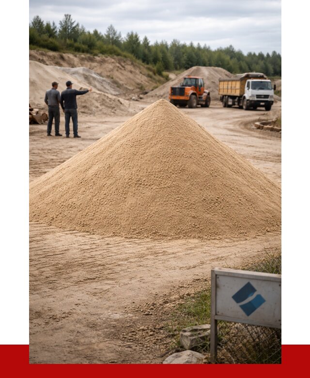 Карьерный песок навалом в Крымске от 1865 р. | ПРОНЕРУДКрм