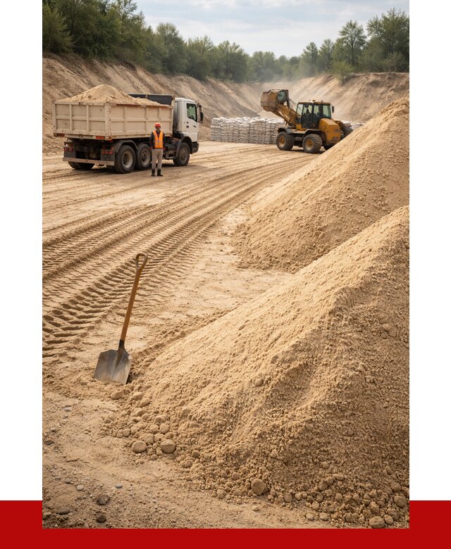 Карьерный песок мелкозернистый в Крымске от 9327 р. | ПРОНЕРУДКрм