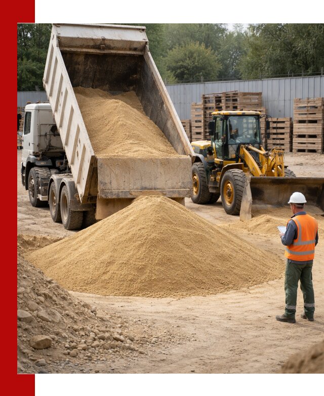 Доставка карьерного мелкозернистого песка в Крымске