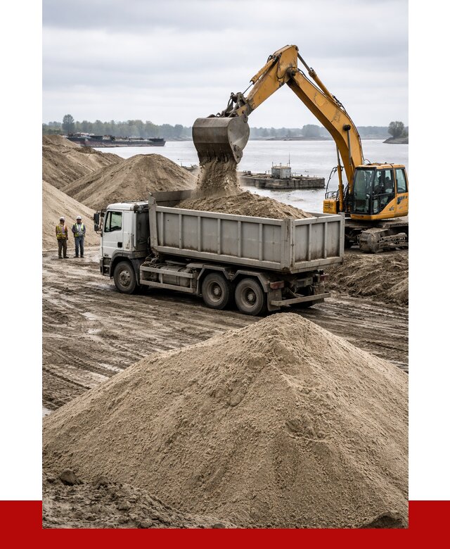 Купить речной песок навалом в Крымске от 1865 р., ПРОНЕРУДКрм