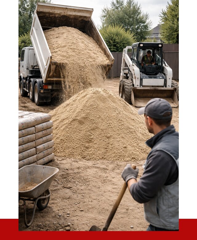 Мытый речной песок с доставкой в Крымске от 1503 р. | ПРОНЕРУДКрм