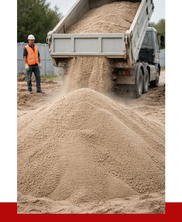 Купить сеяный песок с доставкой в Крымске от 2280 р ПРОНЕРУДКрм