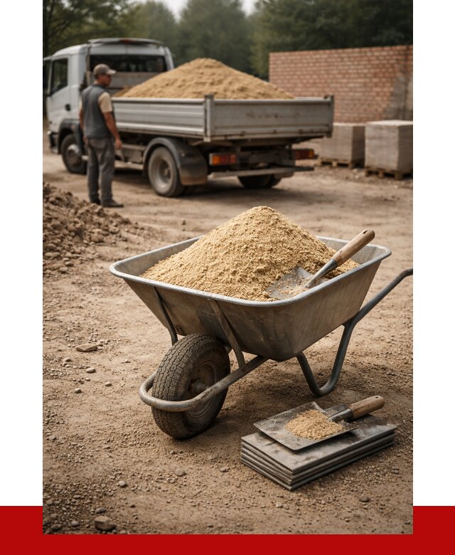 Песок для кладки в Крымске с доставкой от 2280 р. | ПРОНЕРУДКрм