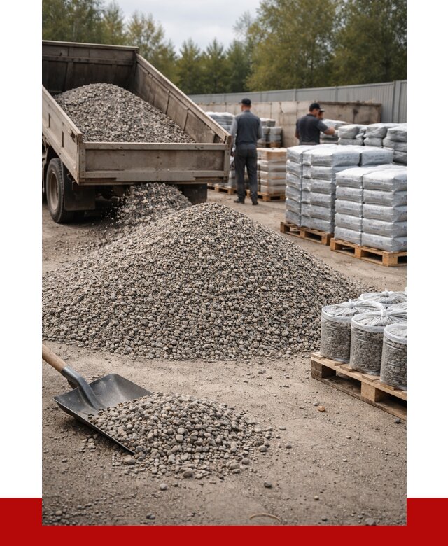 Гравий фракция 5-20 в Крымске купить от 2383 р. ПРОНЕРУДКрм