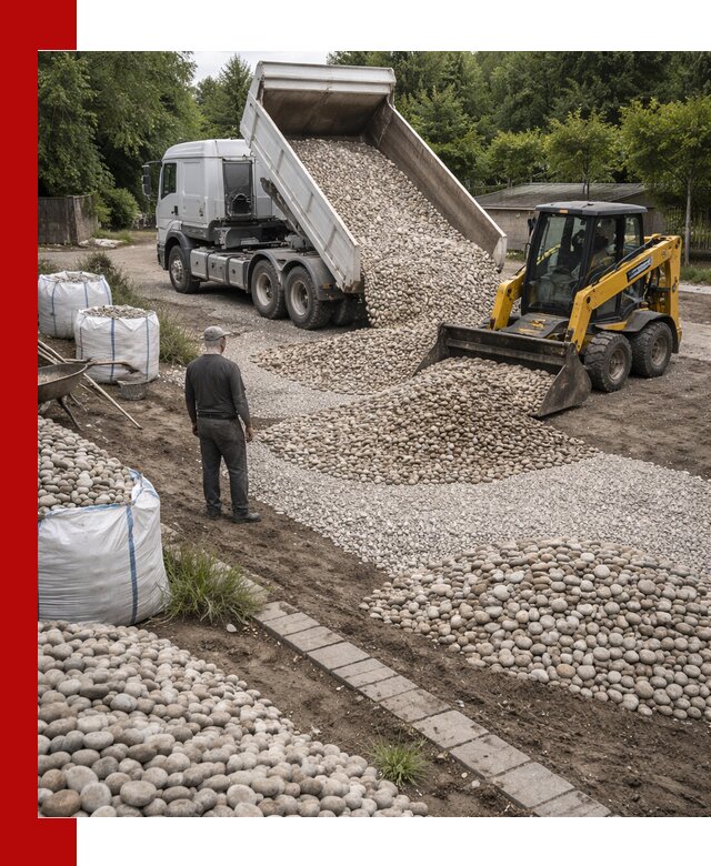 Доставка морской гальки оптом и в розницу в Крымске