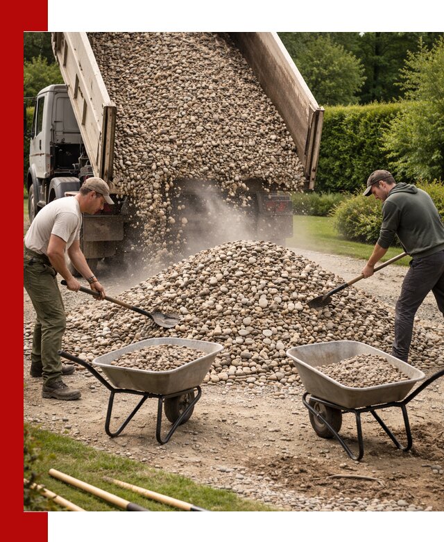 Доставка и продажа декоративной гальки в Крымске