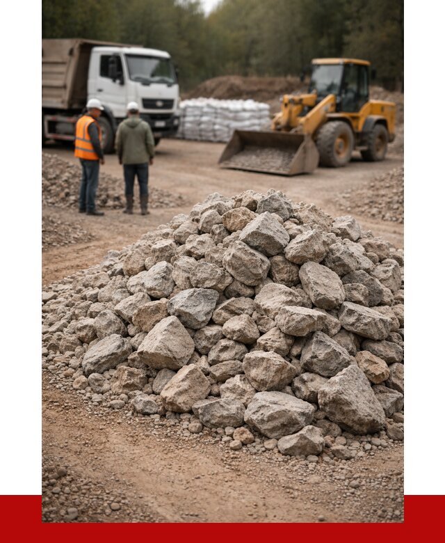 Купить бутовый камень с доставкой в Крымске от 2383 р. | ПРОНЕРУДКрм