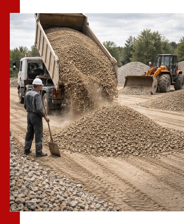 Доставка щпс С3 в Крымске самосвалами и бортовыми грузовиками