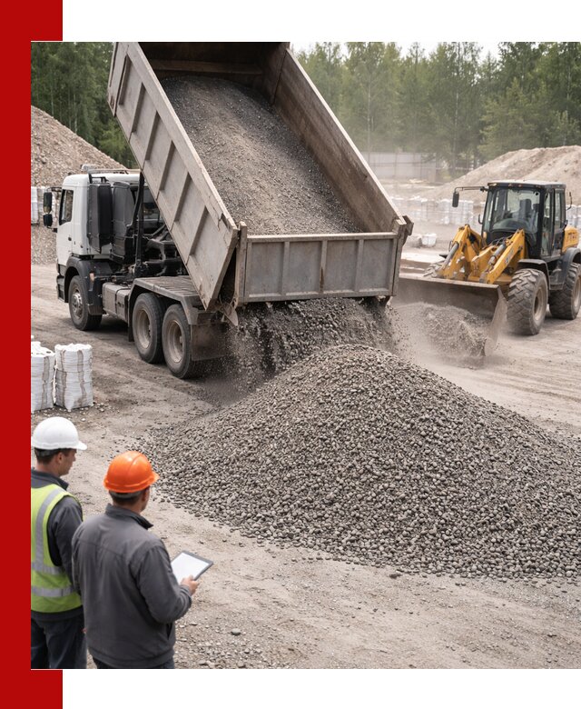 Доставка и продажа гранитного отсева 0-10 в Крымске