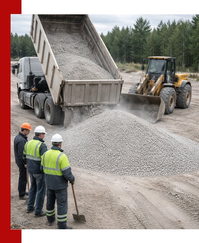 Известняковый отсев 0-5 доставка в Крымске быстро и выгодно