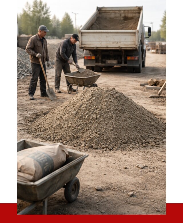 Цементно-песчаная смесь М150 в Крымске от 4871 р. | ПРОНЕРУДКрм