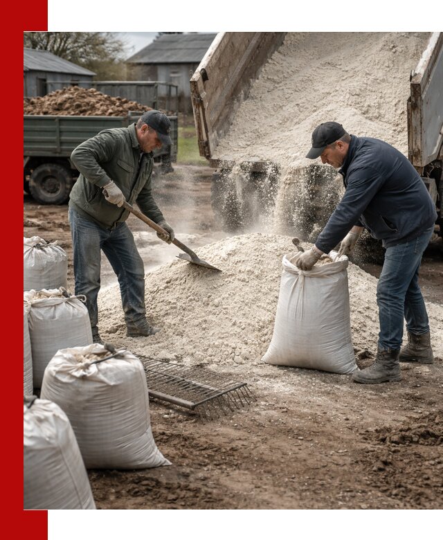 Доставка извести пушонки в Крымске оптом и мелким оптом