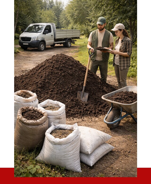 Купить грунт с доставкой в Крымске от 4663 р. за м3 | ПРОНЕРУДКрм