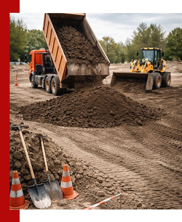 Поставка и доставка планировочного грунта в Крымске