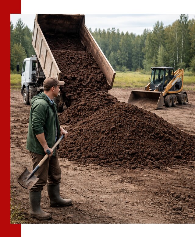 Купить верховой торф с доставкой в Крымске для садоводства и растений