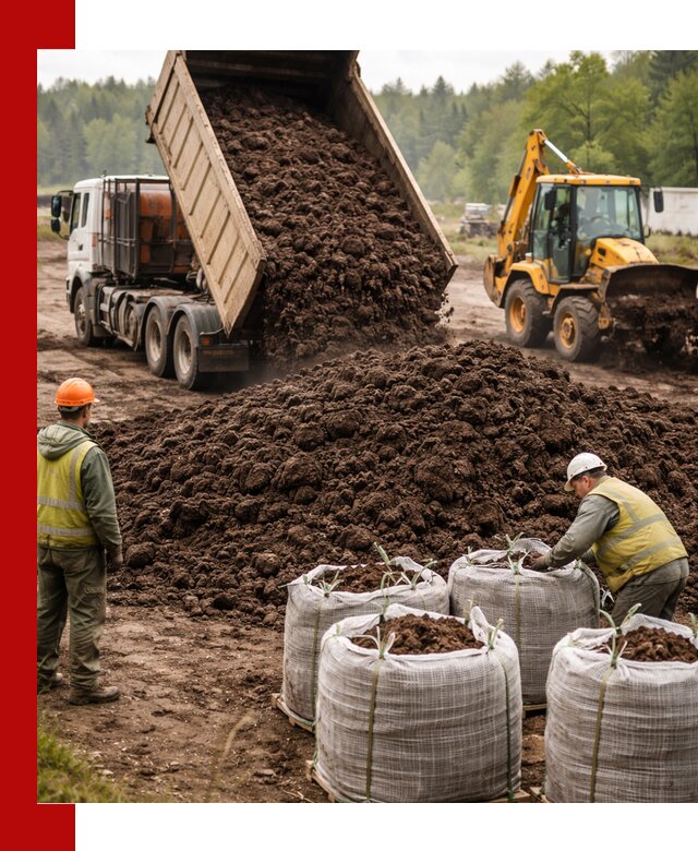 Доставка нейтрального торфа в Крымске оптом и в розницу
