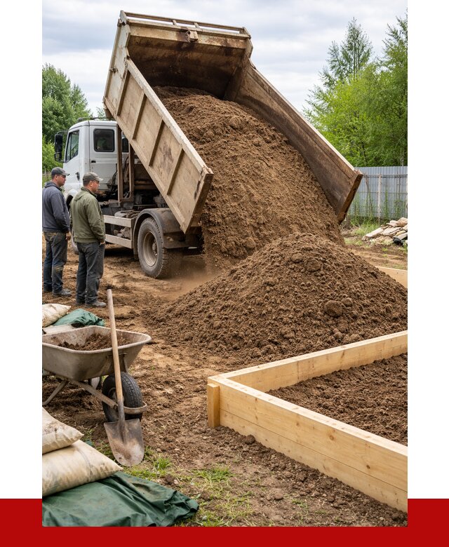 Торфо песчаная смесь в Крымске с доставкой от 1917 р. | ПРОНЕРУДКрм