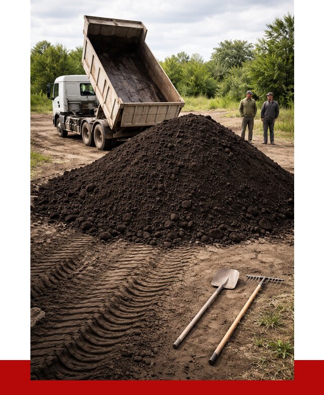 Купить чернозем навалом в Крымске от 1244 р. за куб | ПРОНЕРУДКрм