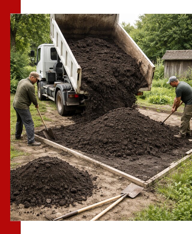 Купить чистый чернозем для огорода с доставкой в Крымске