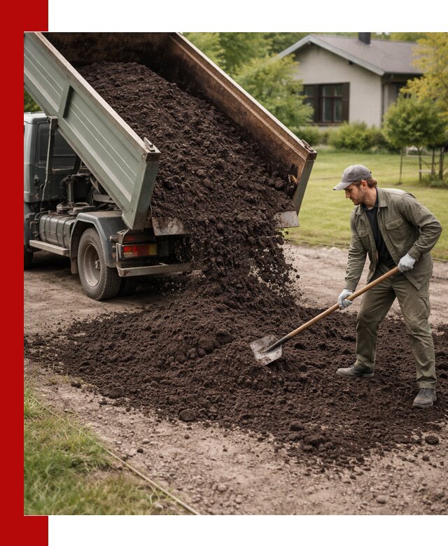 Чернозем для газона с доставкой в Крымске быстро и качественно